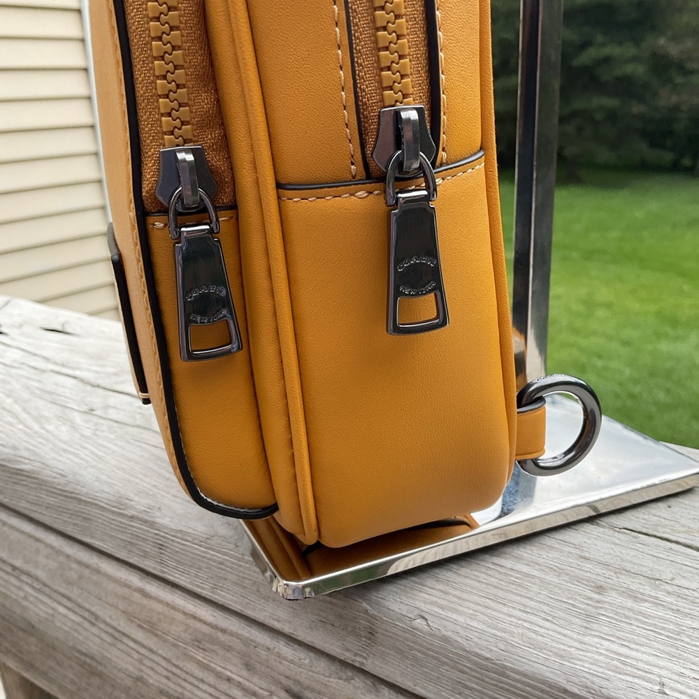 Coach Men's Racer Sling - Mandarin Orange NWT - Picture 4 of 11